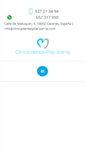 Mobile Screenshot of clinicadentalpilarisarria.com
